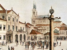 Junot protegendo a Cidade de Lisboa.