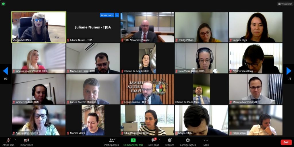 Rede de Inteligência do Poder Judiciário realiza reunião