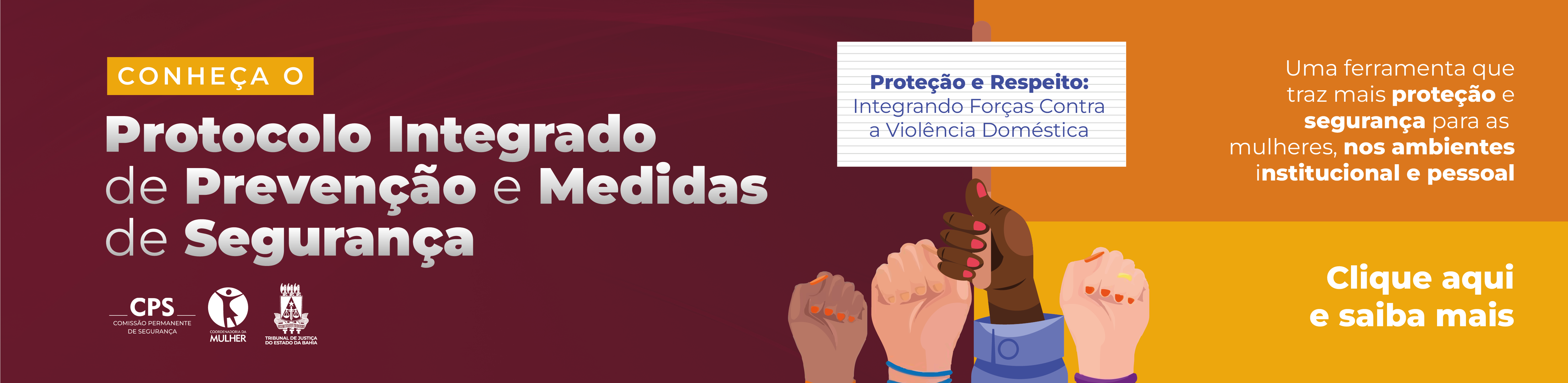 Imagem 1 de caroussel de Banner com título Protocolo Integrado de Ações para Magistradas e Servidoras