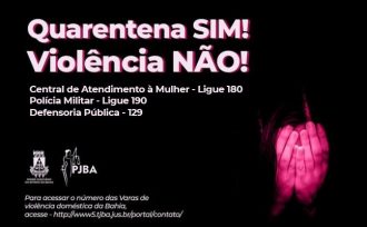 TJBA concede medidas protetivas por tempo indeterminado durante período de isolamento social  