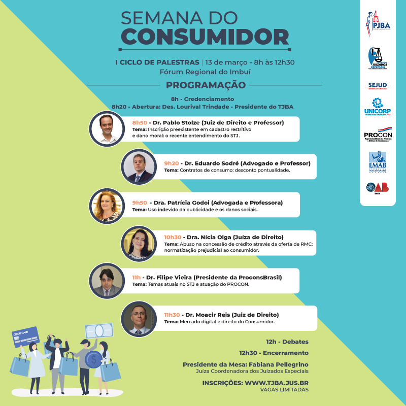 Semana do Consumidor inicia nesta segunda-feira (9) com distribuição do CDC, inclusive em braile, no Fórum Regional do Imbuí