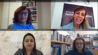 “Mudanças que a pandemia nos impôs”, foi o tema do I Webinário Justiça Restaurativa do PJBA, ocorrido nesta terça-feira (16)  