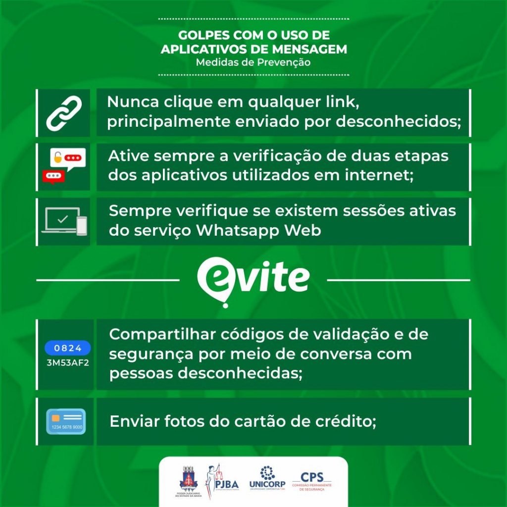 Live debate dicas e cuidados necessários para evitar golpes por meio de aplicativos de mensagens