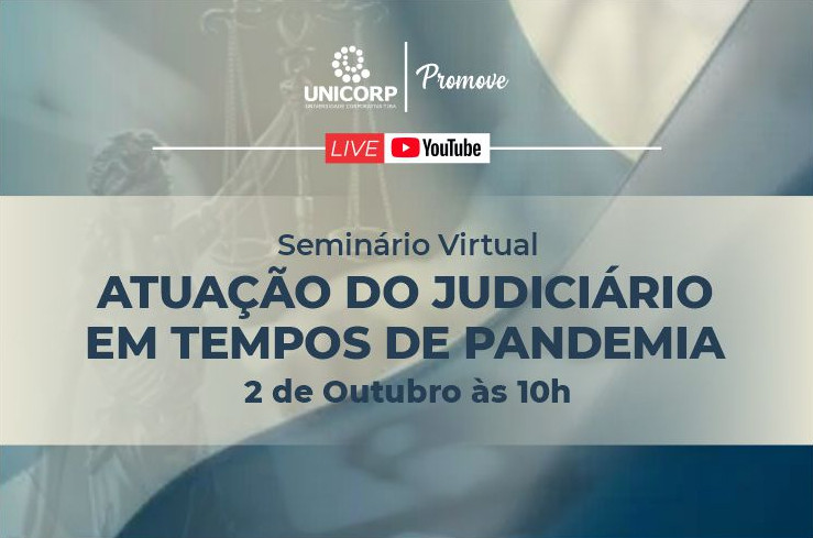 Seminário debate a atuação do Judiciário em meio à pandemia  