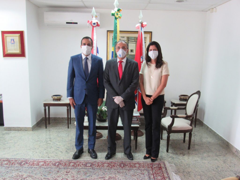 PREFEITO DE SALVADOR VISITA O PRESIDENTE DO PJBA, DESEMBARGADOR LOURIVAL ALMEIDA TRINDADE  
