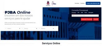 Portal do PJBA disponibiliza serviços de forma simples e direta para o cidadão  