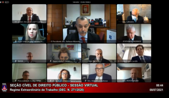 Seção Cível de Direito Público julga 209 processos na última sessão  