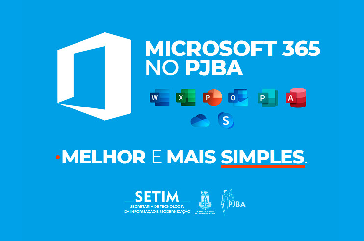 PJBA passará a usar aplicativos e recursos do Microsoft 365  