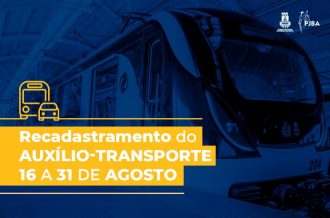 Servidores que já recebem o auxílio-transporte devem realizar o recadastramento do benefício no sistema RH-NET até o dia 31/8  