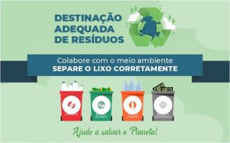 Campanha do Núcleo Socioambiental do PJBA chama atenção para a Destinação Adequada de Resíduos  