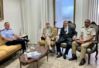 PRESIDENTE DO PJBA RECEBE VISITA DO COMANDANTE DA BASE AÉREA DE SALVADOR  