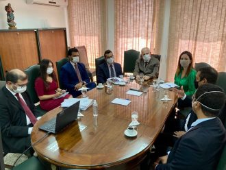 PRESIDENTE DO PJBA SE REÚNE COM REPRESENTANTES DE SUBSEÇÕES DA OAB DE COMARCAS DE CRUZ DAS ALMAS, PAULO AFONSO, ILHÉUS E TEIXEIRA DE FREITAS  