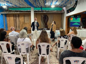 PJBA realiza encontro com Carlinhos Brown, Embaixador da Justiça Restaurativa; criação de CEJUSC no bairro do Candeal é pauta no evento  