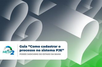 Meta 2: CGJ lança guia digital de cadastramento de processos no sistema PJE, voltado para o público externo  