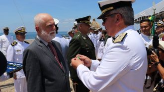 PRESIDENTE DO TJBA RECEBE A MEDALHA DO MÉRITO TAMANDARÉ, HONRARIA DA MARINHA DO BRASIL  