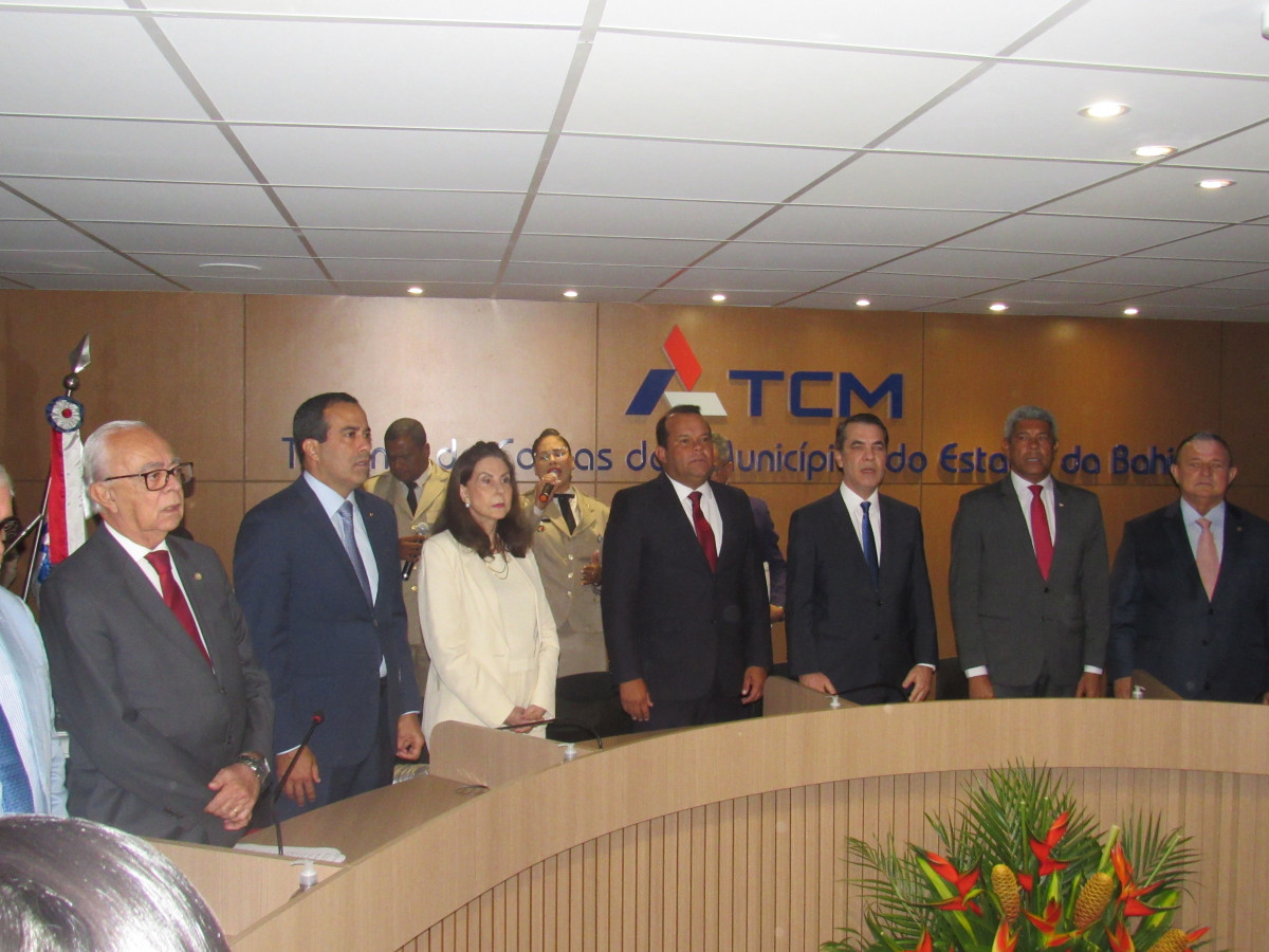 TJBA participa da posse do Conselheiro Francisco Netto como novo Presidente do TCM  