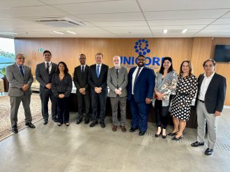 PRESIDENTE DO TJBA E DIRETOR-GERAL DA UNICORP RECEBEM A VISITA DO SECRETÁRIO ESTADUAL DE JUSTIÇA, DIREITOS HUMANOS E DESENVOLVIMENTO SOCIAL  