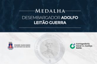 Corregedoria-Geral de Justiça do TJBA entrega Medalha Adolfo Leitão Guerra nesta segunda-feira (13)  
