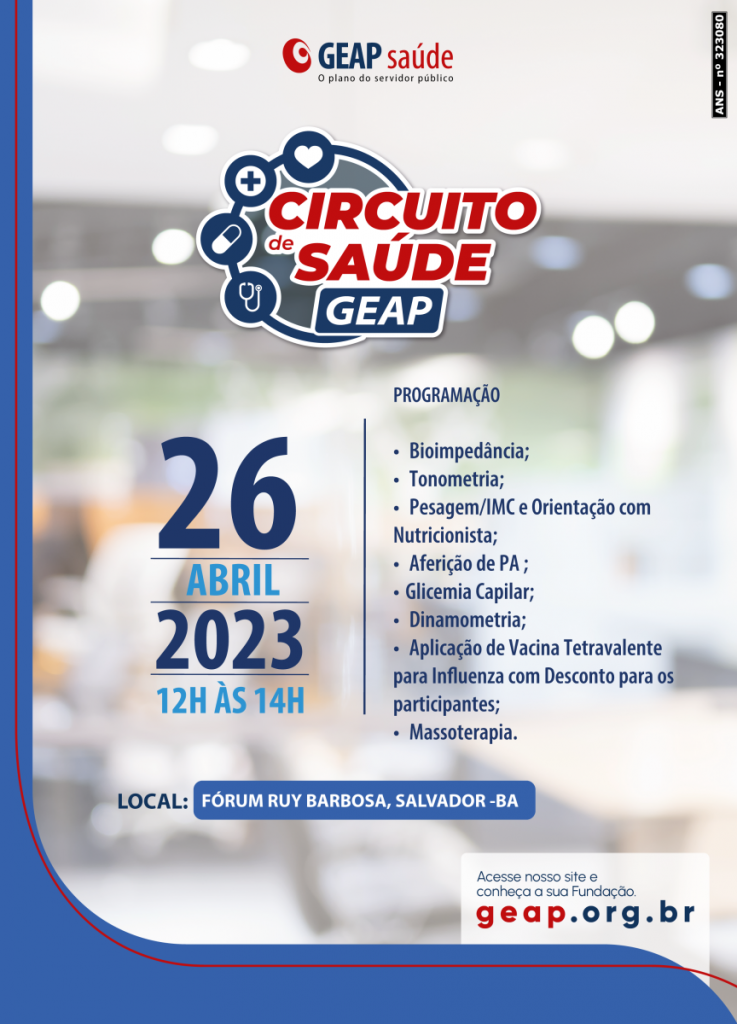 Geap Saúde promove ação para servidores do TJBA  
