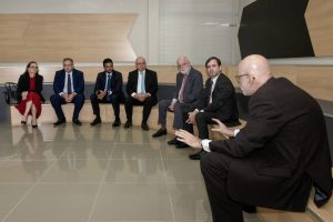Presidente do PJBA visita PJPE para conhecer iniciativas de inteligência artificial e robôs de automação de atos cartorários