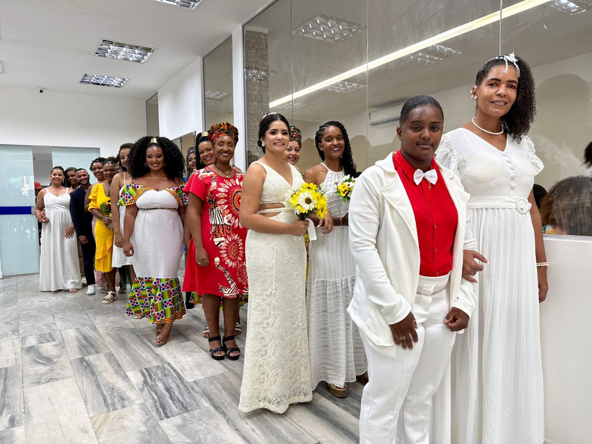 Enfim, Nós: Corregedoria Geral realiza a primeira cerimônia de casamento coletivo para casais LGBTQIAP+  