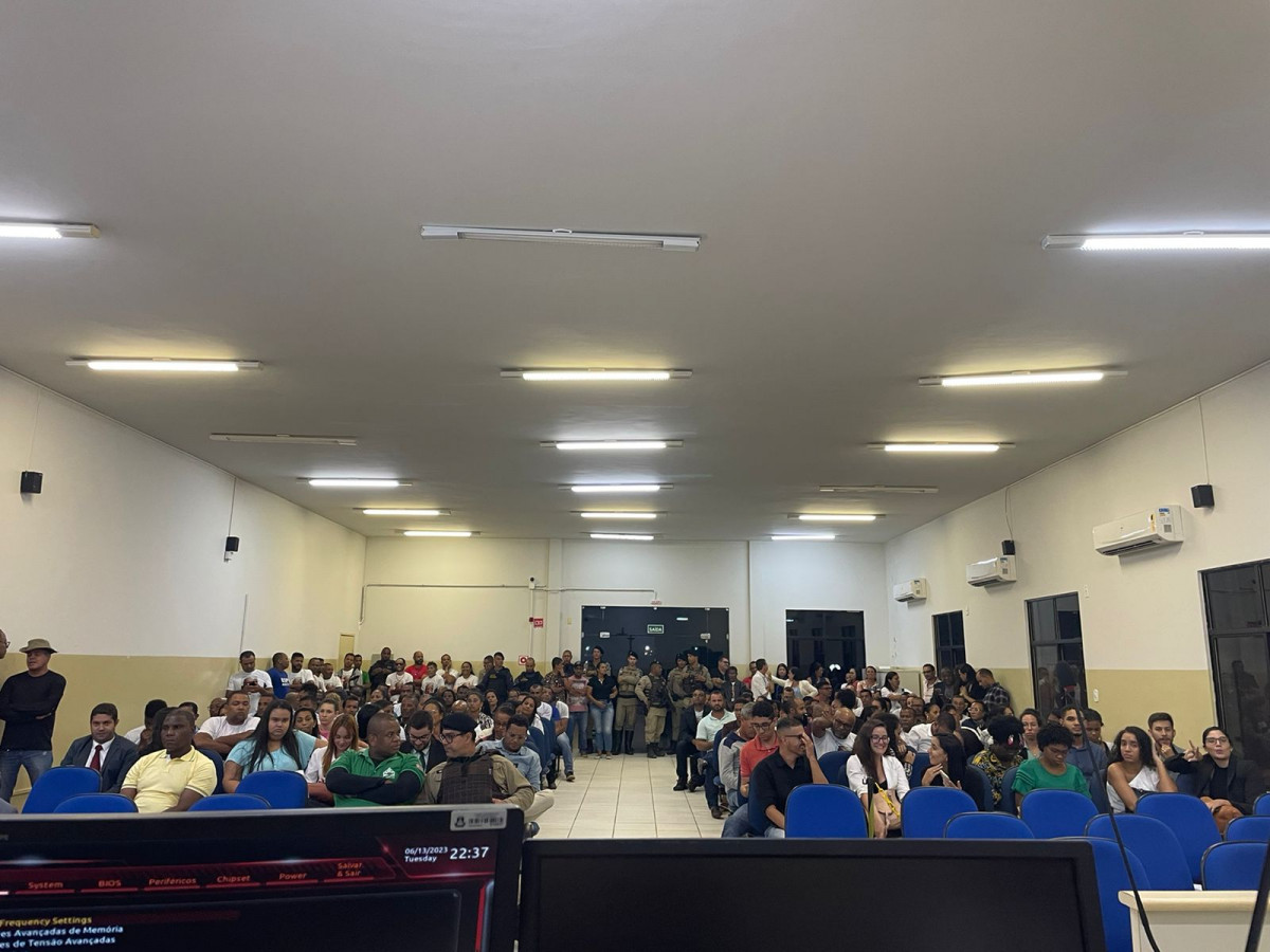 Comarca de Valença realiza sessão do Tribunal do Júri com público de mais de 150 pessoas  