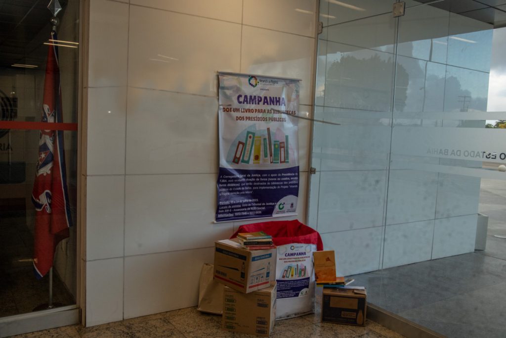 Virando a página: campanha de arrecadação de livros para unidades prisionais segue até o próximo dia 14/07