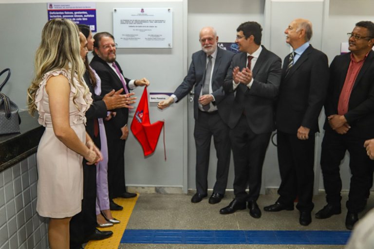 Santa Rita de Cássia: Presidente do TJBA reinaugura Fórum e inaugura Sala Passiva de Videoconferência, Sala de Depoimento Especial e Cejusc   