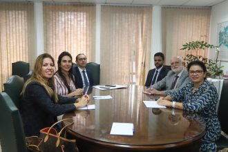 REUNIÃO DO PRESIDENTE DO TJBA COM DEFENSORA PÚBLICA GERAL DA BAHIA DISCUTE A CESSÃO DE ESPAÇOS EM FÓRUNS NO INTERIOR  
