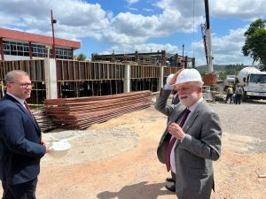 Presidente do TJBA visita canteiro de obra do Fórum de Alagoinhas  