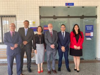 PRESIDENTE DO TJBA REALIZA VISITA INSTITUCIONAL AO FÓRUM DE GUANAMBI E PARTICIPA DE CONFRATERNIZAÇÃO COM JUÍZES DA REGIÃO  