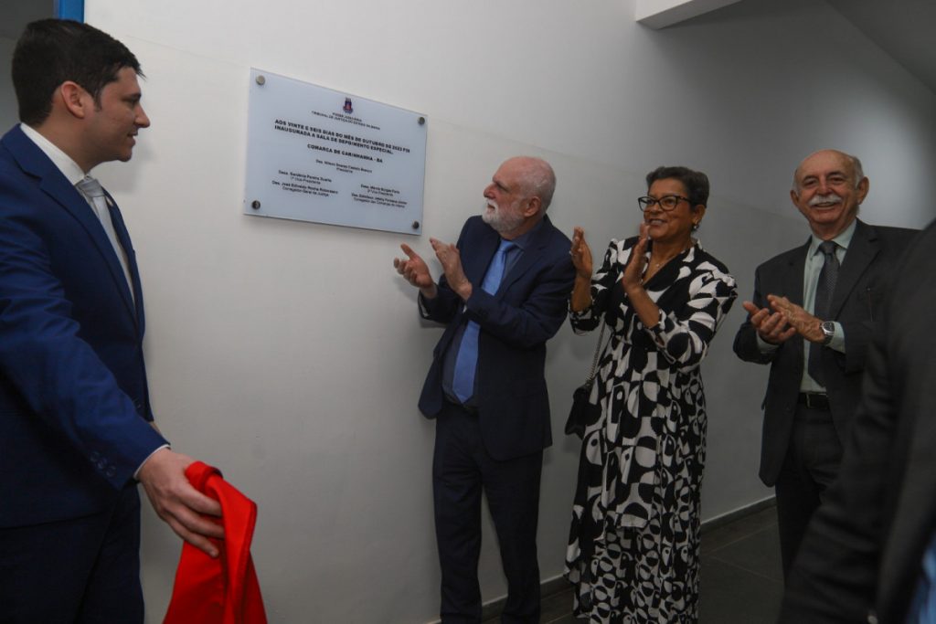 Carinhanha: Presidente do TJBA reinaugura Fórum e inaugura Sala Passiva e Sala de Depoimento Especial  