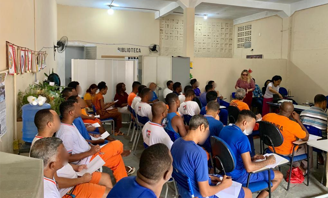 TJBA promove Curso “Agentes Transformadores”, voltado para a população carcerária  