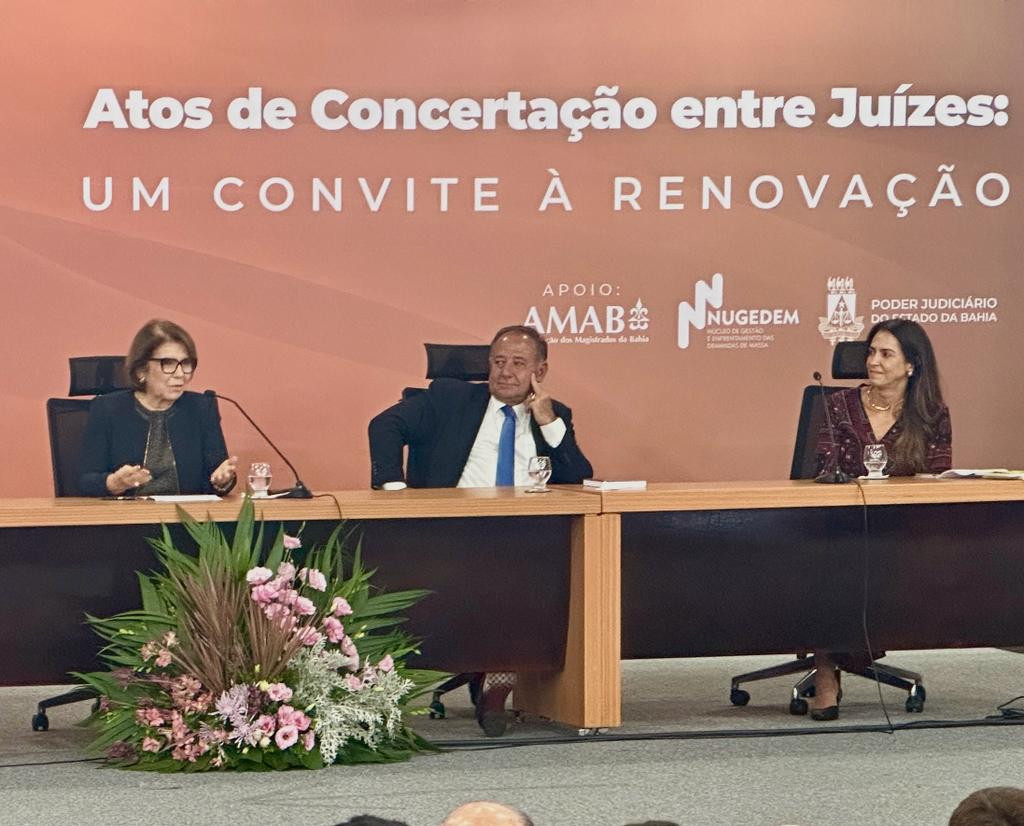 Evento do TJBA “Celebrando um novo caminho” destaca a força do ato concertado como instrumento de celeridade