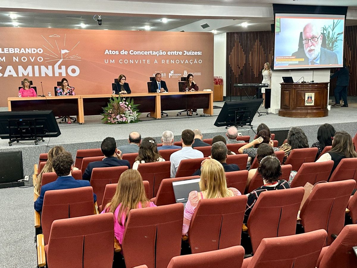 Evento do TJBA “Celebrando um novo caminho” destaca a força do ato concertado como instrumento de celeridade   