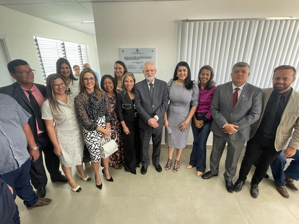 Presidente do TJBA inaugura Fórum de Baianópolis, Sala Passiva e Sala de Depoimento Especial    