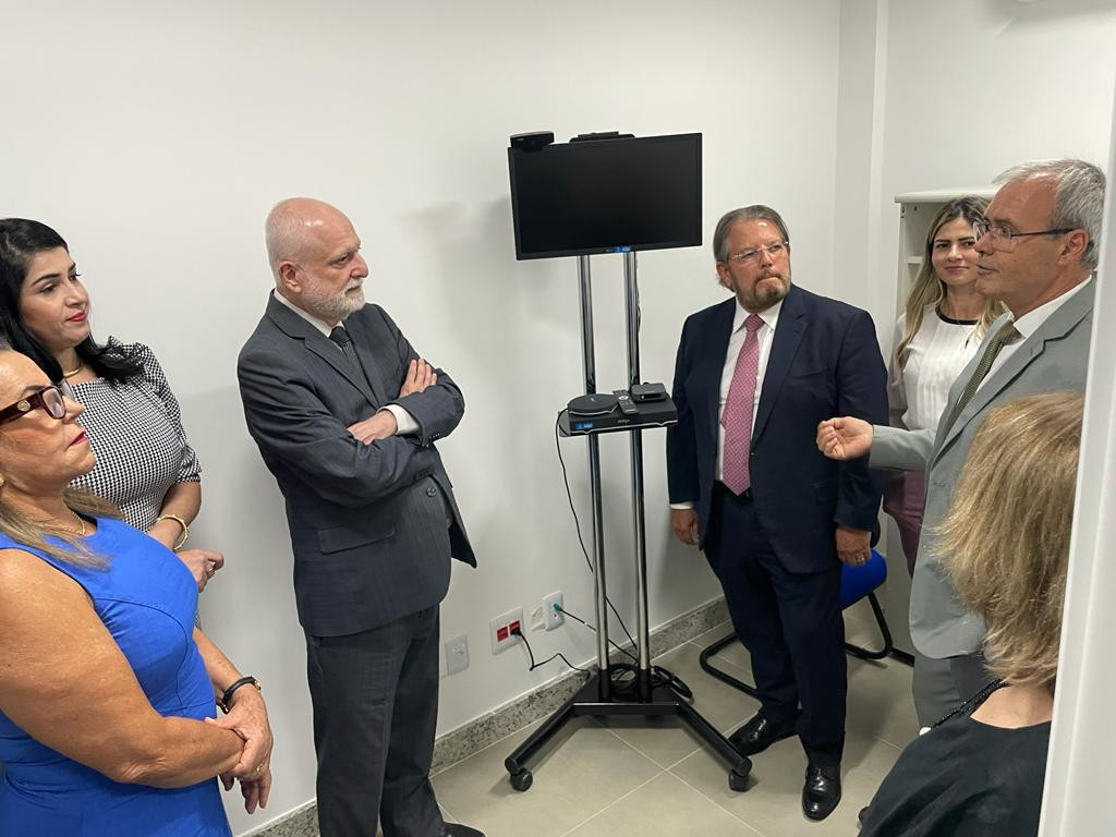 Presidente do TJBA inaugura Fórum de Baianópolis, Sala Passiva e Sala de Depoimento Especial    