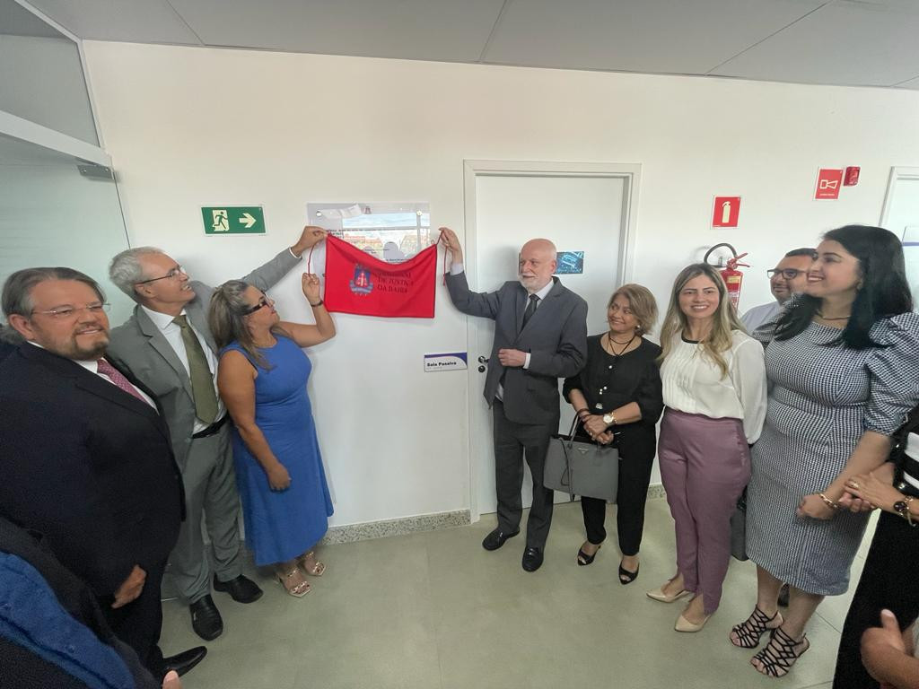 Presidente do TJBA inaugura Fórum de Baianópolis, Sala Passiva e Sala de Depoimento Especial    
