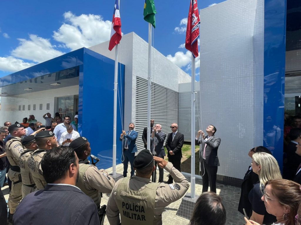 Presidente do TJBA inaugura Fórum na cidade de Belo Campo; estrutura conta com Salas Passivas e com a 100ª Sala de Depoimento Especial da Bahia  
