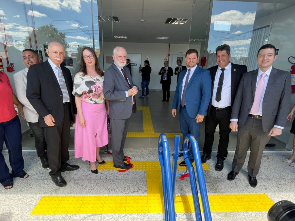 Presidente do TJBA inaugura Fórum na cidade de Belo Campo; estrutura conta com Salas Passivas e com a 100ª Sala de Depoimento Especial da Bahia  