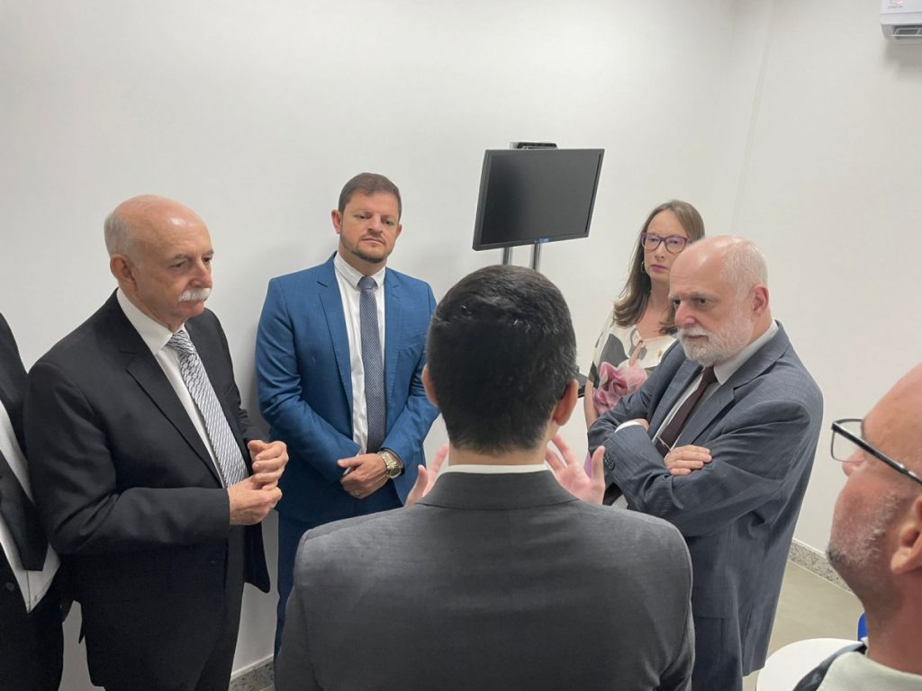 Presidente do TJBA inaugura Fórum na cidade de Belo Campo; estrutura conta com Salas Passivas e com a 100ª Sala de Depoimento Especial da Bahia  