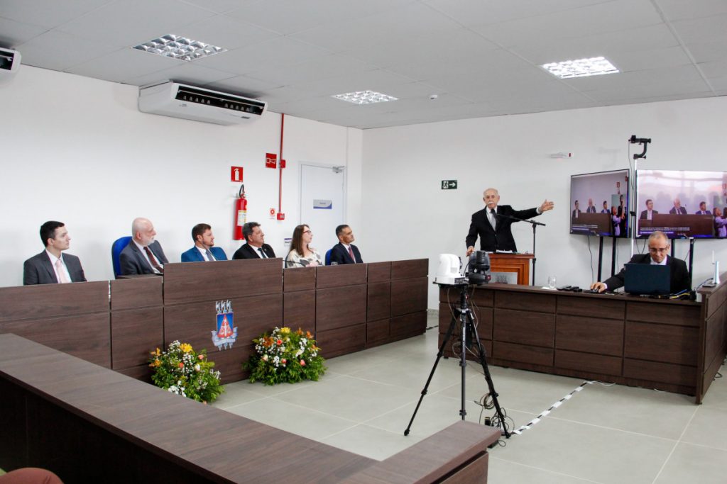 Presidente do TJBA inaugura Fórum na cidade de Belo Campo; estrutura conta com Salas Passivas e com a 100ª Sala de Depoimento Especial da Bahia  