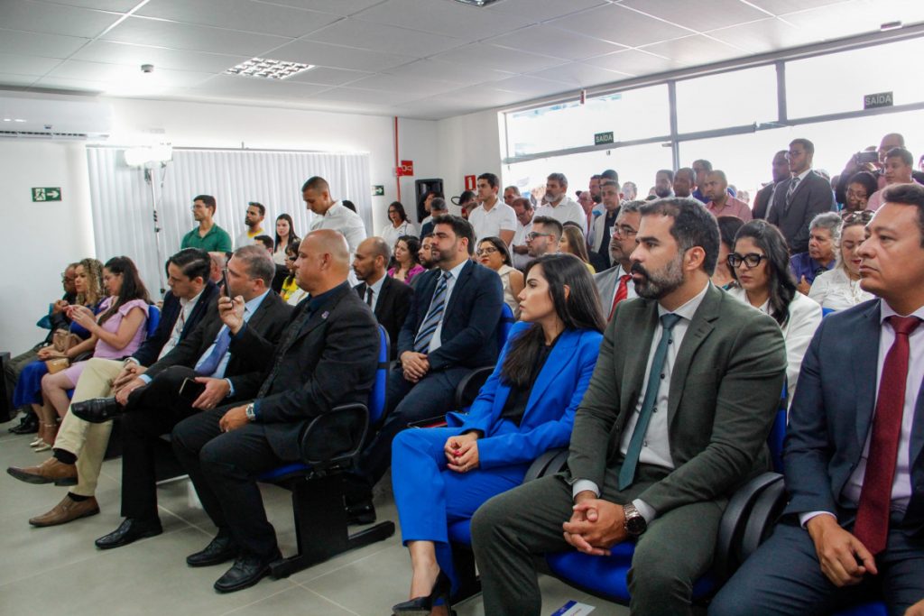 Presidente do TJBA inaugura Fórum na cidade de Belo Campo; estrutura conta com Salas Passivas e com a 100ª Sala de Depoimento Especial da Bahia  