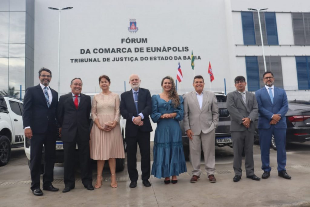 Eunápolis: Presidente do TJBA inaugura Fórum, Sala Passiva e Sala de Depoimento Especial na Comarca  