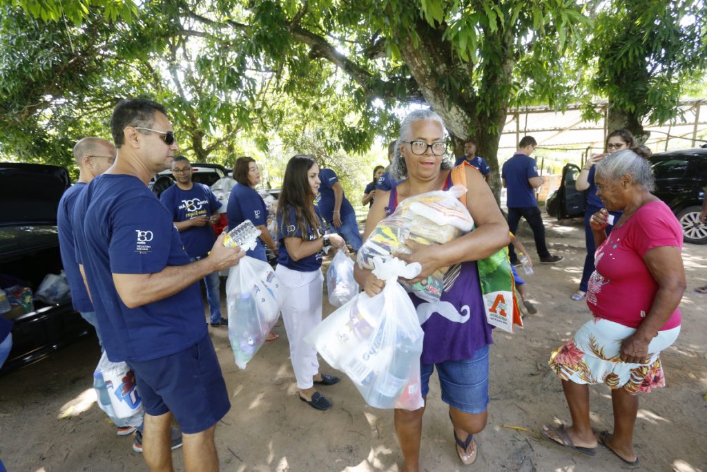 Parceria do TJBA e ARIBA viabiliza entrega de cestas básicas para cerca de 200 famílias do Quilombo Quingoma    