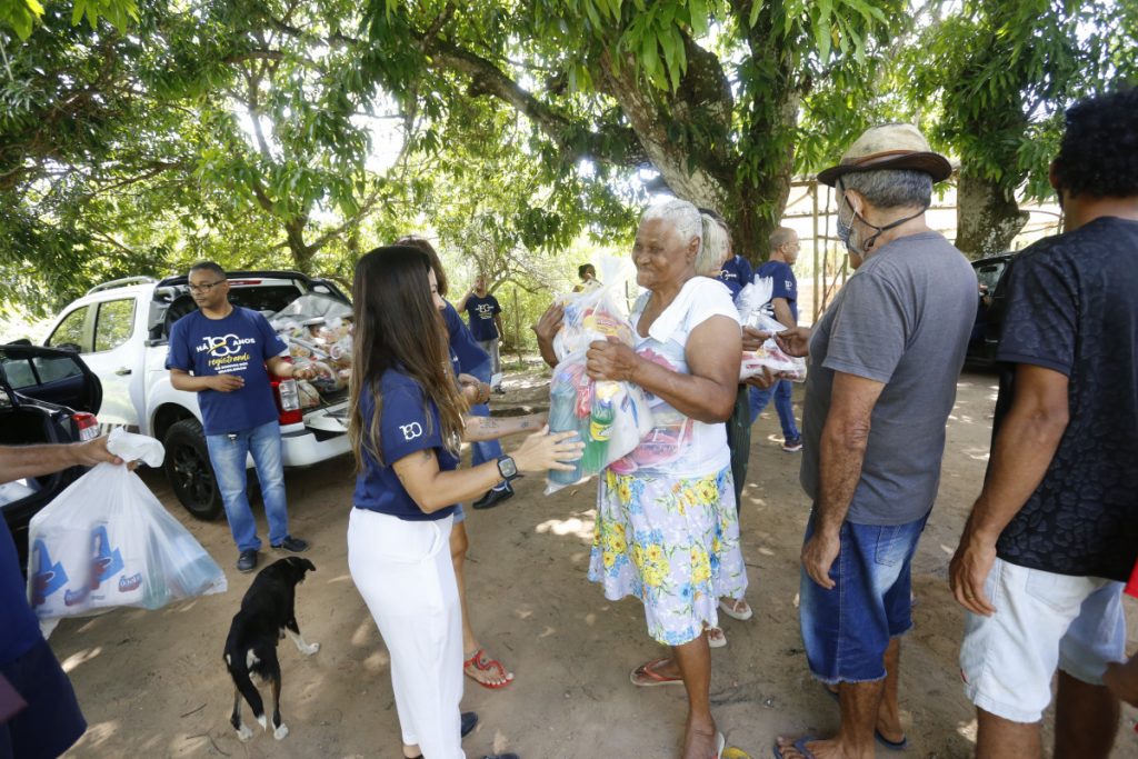 Parceria do TJBA e ARIBA viabiliza entrega de cestas básicas para cerca de 200 famílias do Quilombo Quingoma    