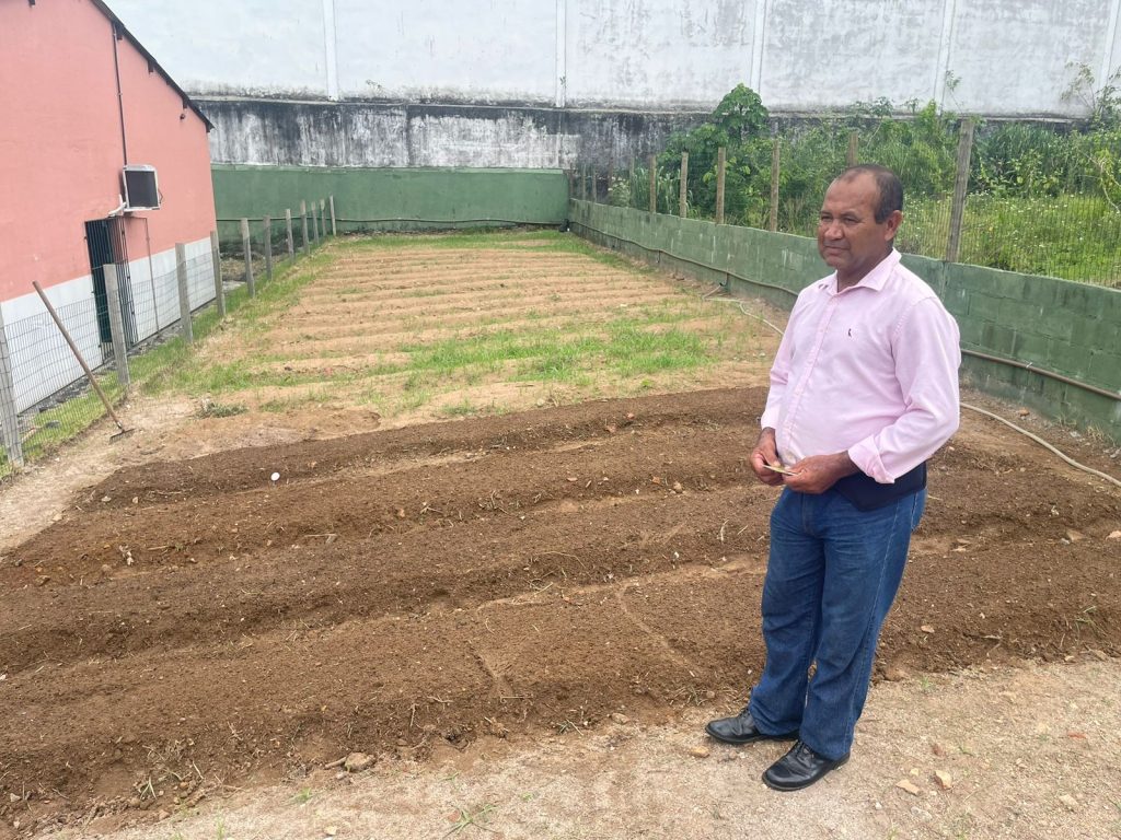 TJBA inaugura horta solidária na Casa Pia; primeira fora das instalações da Corte   