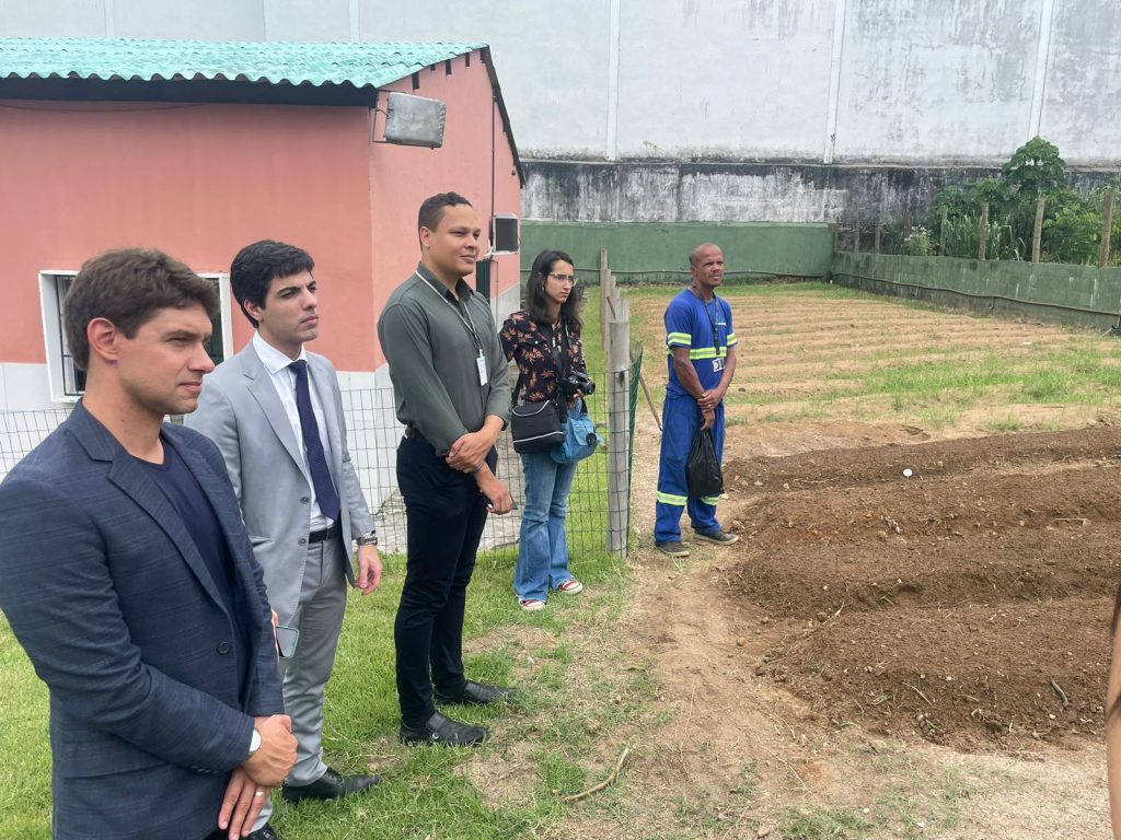 TJBA inaugura horta solidária na Casa Pia; primeira fora das instalações da Corte   
