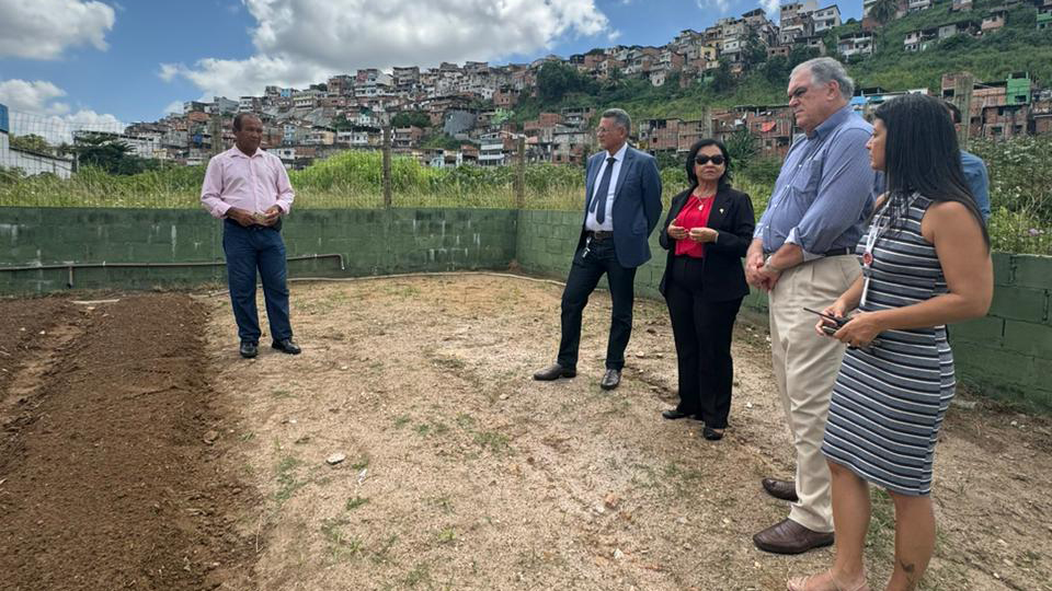 TJBA inaugura horta solidária na Casa Pia; primeira fora das instalações da Corte   