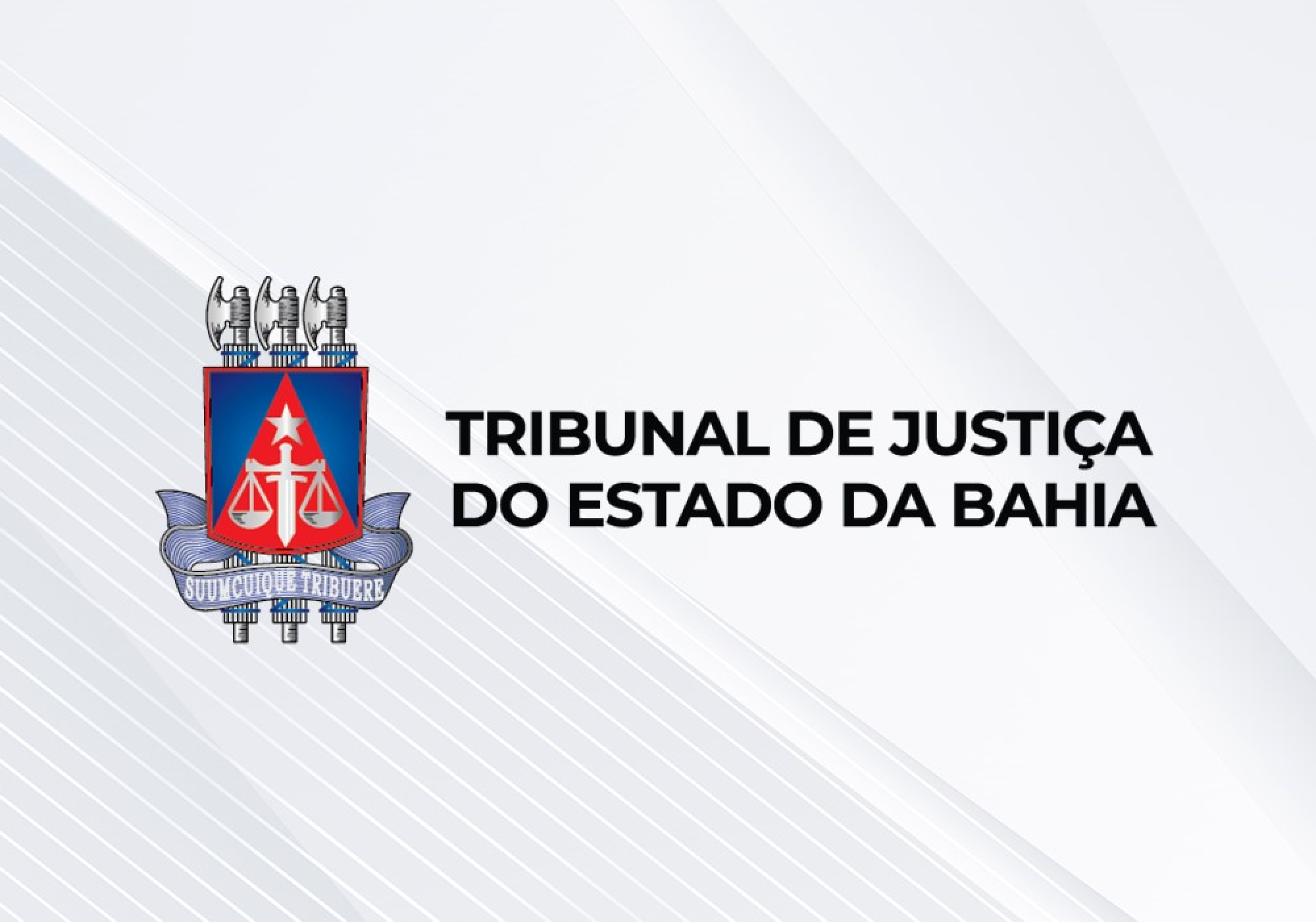 Imagem com o logotipo do TJBA